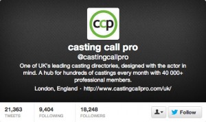 Casting Call Pro Twitter